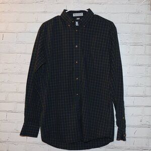 💙💚 RBM Wrinkle-Free Plaid Shirt · 15½ / 34–35